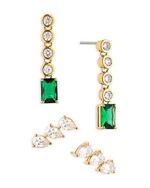 Nadri Social Lights Cubic Zirconia & Nano Crystal Drop & Stud Earrings, Set Of 2