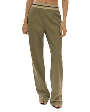 Helmut Lang Pull On Straight Leg Suiting Pants