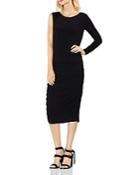 Vince Camuto Ruched One-sleeve Dress