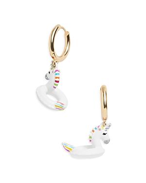 Baublebar Pool Party Unicorn Floatie Drop Earrings