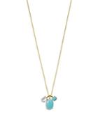 Ippolita 18k Yellow Gold Rock Candy Luce 3-stone Pendant Necklace In Cascata, 16-18