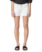 Hudson Croxley Denim Shorts In White