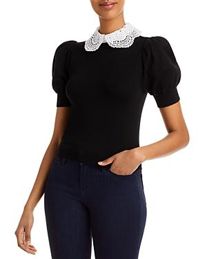 Alice+olivia Chase Puff Sleeve Sweater