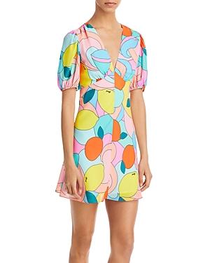Staud Milla Fruit Print Dress