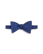 Turnbull & Asser Textured Houndstooth Self-tie Bow Tie