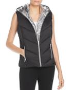 Marc New York Performance Layered Front Hooded Puffer Vest