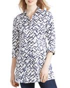 Nic + Zoe Lookout Printed Shirt Jacket