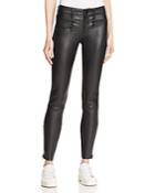 Dl1961 Jessica Alba No. 3 Ultra High Rise Skinny Leather Pants
