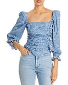 Astr The Label Tonina Square Neck Top