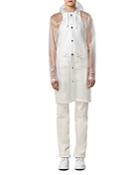 Rains Unisex Transparent Hooded Raincoat