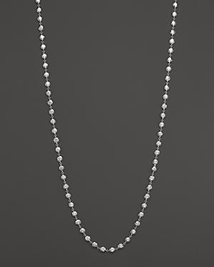 Ippolita Glamazon Sterling Silver Flat Hammered Bead Necklace, 40