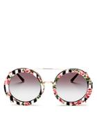 Dolce & Gabbana Oversized Round Sunglasses, 63