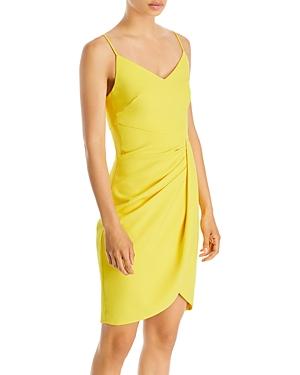 Black Halo Sadora Draped Sheath Dress