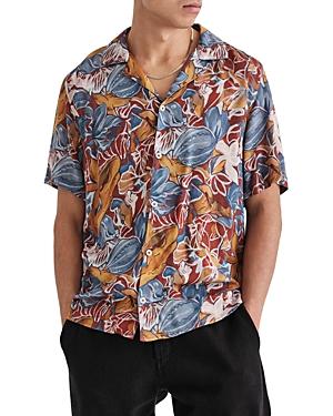 Wax London Didcot Floral Camp Shirt