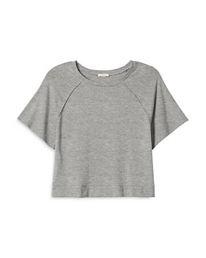Eberjey Blair Meadow Cropped Short Sleeve Sweatshirt