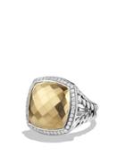 David Yurman Albion Ring With Diamonds And Gold