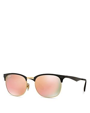 Ray-ban Mirrored Sunglasses, 53mm