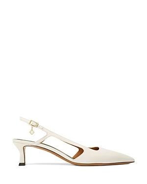 Maje Women's 222fayna Pointed Toe Open Mid Heel Pumps