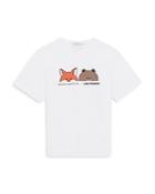 Maison Kitsune Line X Kitsune Face Graphic Tee