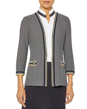 Misook Tweed Knit Cardigan Jacket