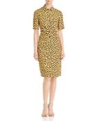 Kate Spade New York Sunny Bloom Ruched-front Shirt Dress