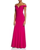 Adrianna Papell Off-the-shoulder Matte Jersey Gown - 100% Bloomingdale's Exclusive