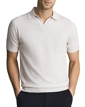 Reiss Duchie Open Collar Wool Polo