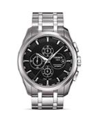 Tissot Couturier Men's Black Automatic Stainless Steel Watch, 43mm