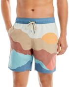 Faherty Relaxed Fit Scenic Swim Trunks