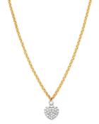 Bloomingdale's Diamond Heart Pendant Necklace In 14k White & Yellow Gold, 0.50 Ct. T.w. - 100% Exclusive