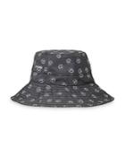 Ganni Recycled Smiley Face Print Bucket Hat