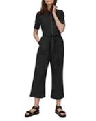 Whistles Belted Denim Jumpsuit