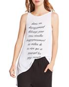 Bcbgeneration Flowy French Graphic Tank
