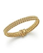 14k Yellow Gold Criss Cross Bracelet - 100% Exclusive