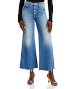 Mother The Pixie Roller Wide Leg Jeans In Cut & Paste