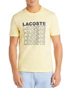 Lacoste Stacked Logo Graphic Tee