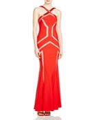 Js Collections Ottomona Illusion Inset Gown - 100% Bloomingdale's Exclusive
