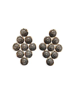 Marina B 18k Gold & Sterling Silver Soleil Large Kite Earrings