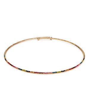 Aqua Multicolor Collar Necklace, 15 - 100% Exclusive