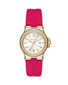 Michael Kors Pave Dylan Silicone Watch, 33mm