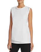Dkny Mesh Panel Top - 100% Exclusive