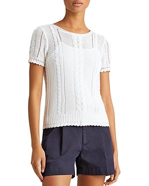 Lauren Ralph Lauren Cable Linen & Cotton Sweater