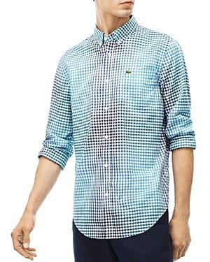 Lacoste Ombre-effect Check Regular Fit Button-down Shirt