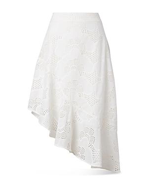 Milly Mae Eyelet Lace Asymmetric Skirt