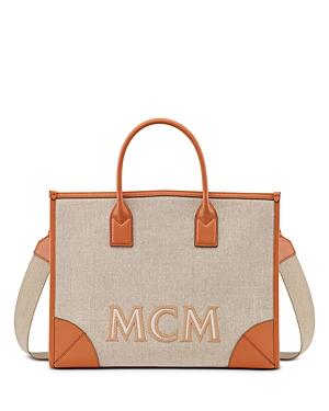 Mcm Munchen Logo Tote