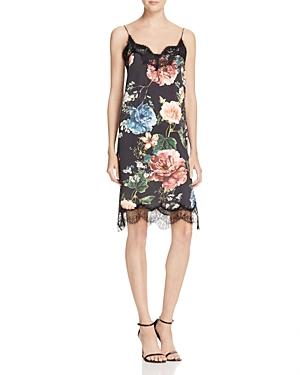 Bardot Lace Trim Floral Print Slip Dress - 100% Bloomingdale's Exclusive