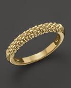 Lagos 18k Gold Beaded Ring