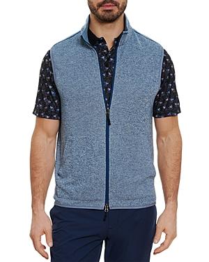 Robert Graham Klose Stretch Knit Classic Fit Full Zip Vest