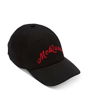 Alexander Mcqueen Twill Logo Baseball Cap