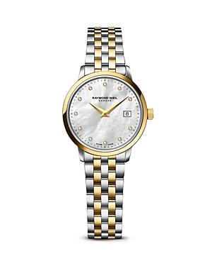 Raymond Weil Toccata Two-tone Stainless Steel And Pvd Watch With Diamonds, 29mm